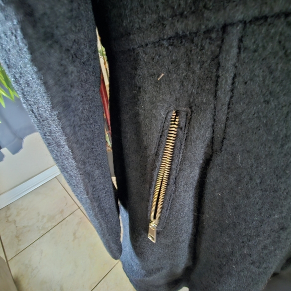 Double Breasted Skirted Peacoat Jacket/Coat - Picture 5 of 16